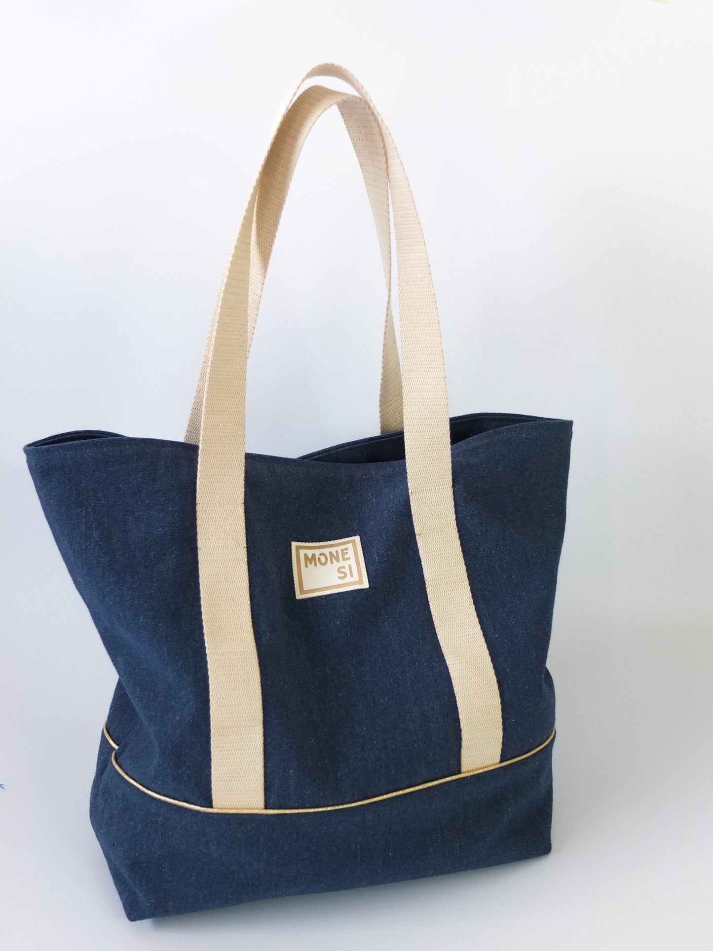 Sac cabas bleu jean
