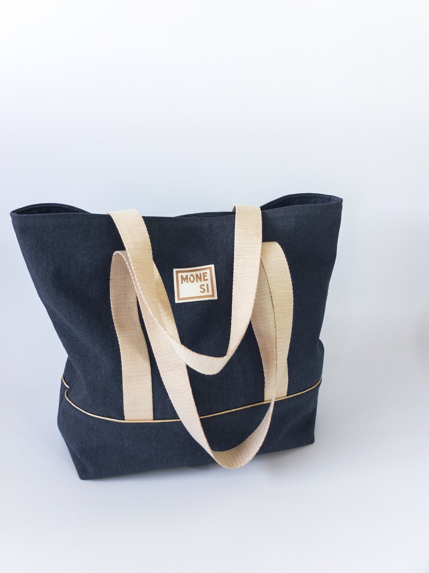 Sac cabas bleu jean