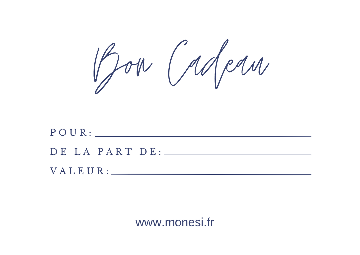 Carte Cadeau MoneSi