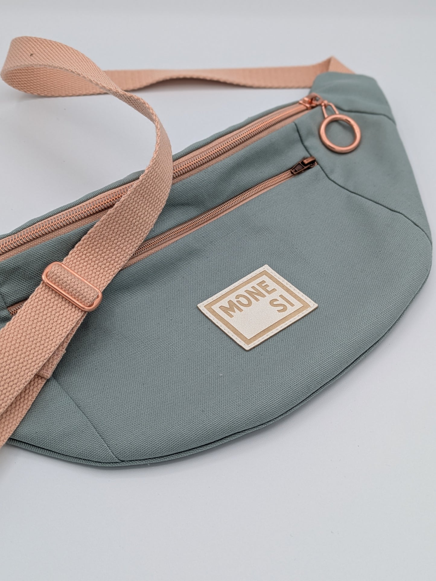 Sac Banane en Toile Vert Argile
