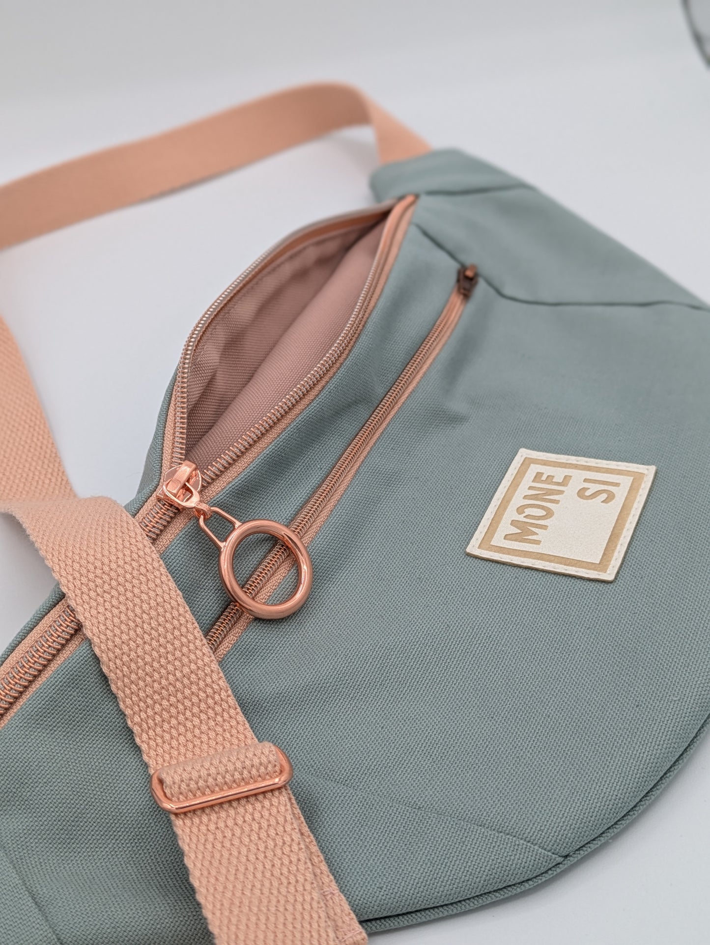 Sac Banane en Toile Vert Argile
