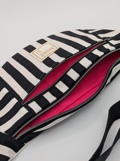 SAC BANANE RAYURES