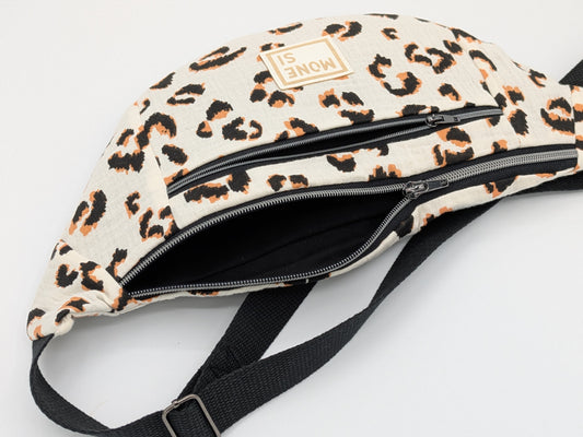 SAC BANANE LEOPARD