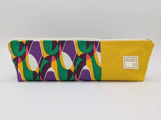 Trousse Artiste Jaune et Wax