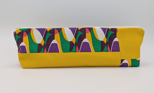 Trousse Artiste Jaune et Wax