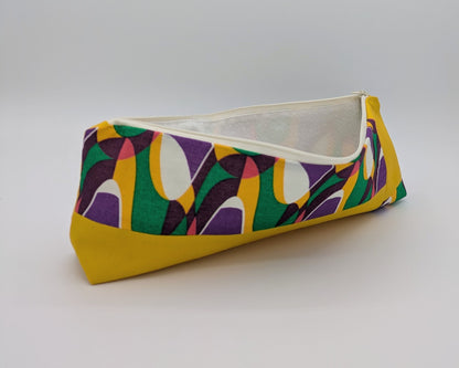 Trousse Artiste Jaune et Wax