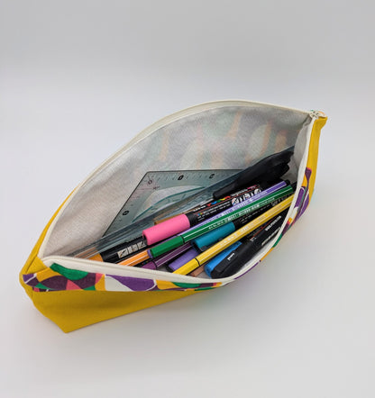 Trousse Artiste Jaune et Wax